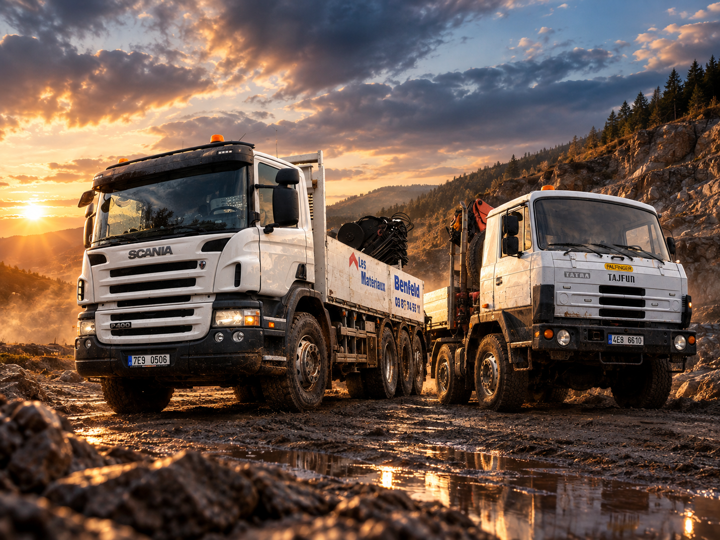 DRAKVO nákladní auta Scania a Tatra